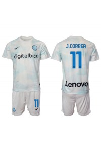 Inter Milan Joaquin Correa #11 Babyklær Borte Fotballdrakt til barn 2022-23 Korte ermer (+ Korte bukser)